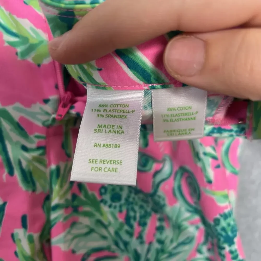 Lilly Pulitzer Kelly High Rise Skinny Ankle Pants, Sz 2 - Picture 6 of 6